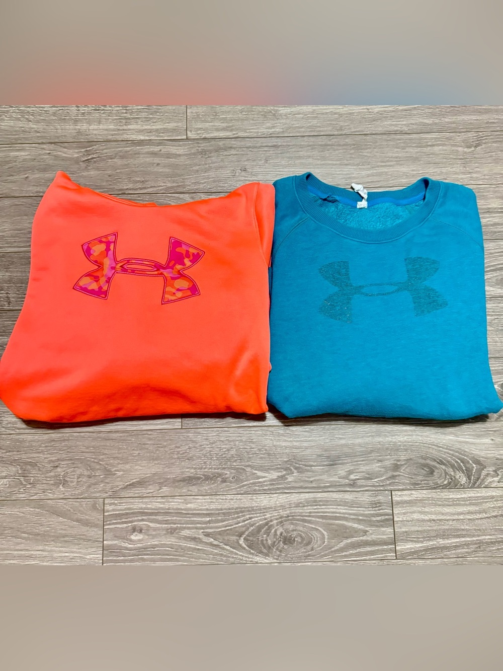 Under Armour Crewneck Sweatshirt - Bright Orange & Teal